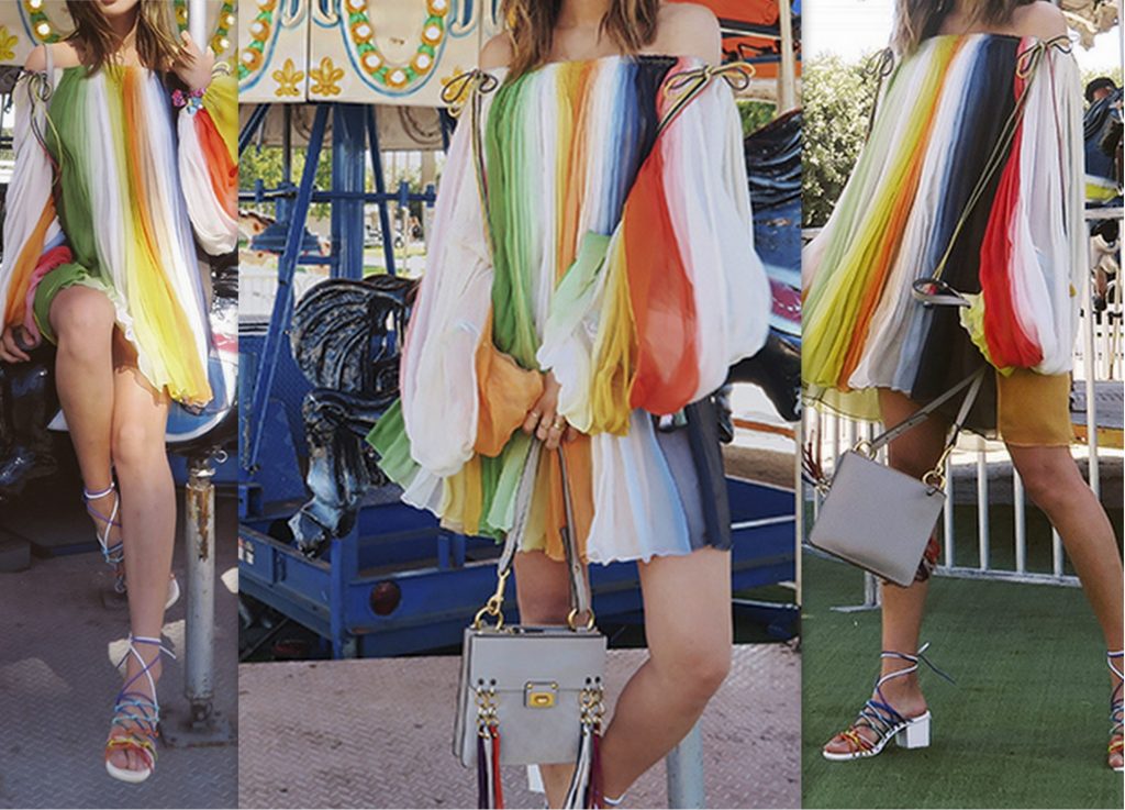 Rainbow Dress Chloé Real vs. Steal