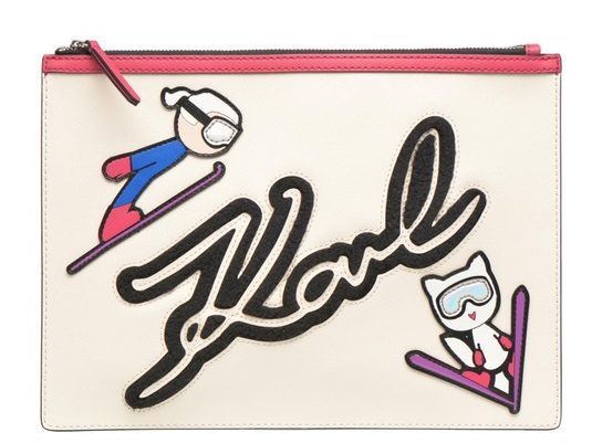 Karl Lagerfeld Ski Holiday Mini Bag (21 x 29 x 2 cm)