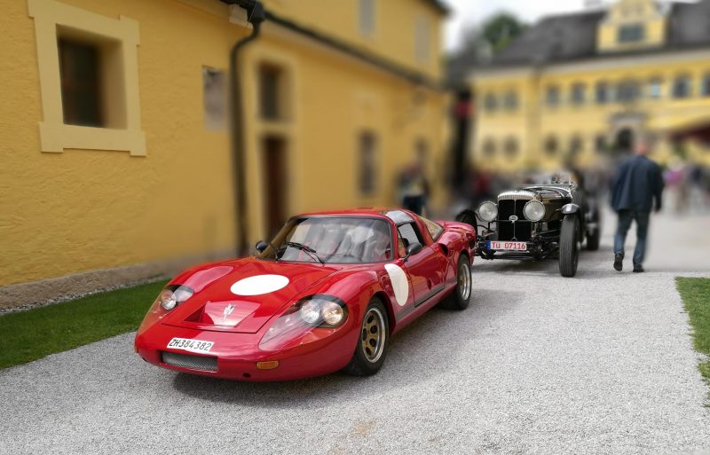 Gaisbergrennen für historische Automobile, Schloss Hellbrunn