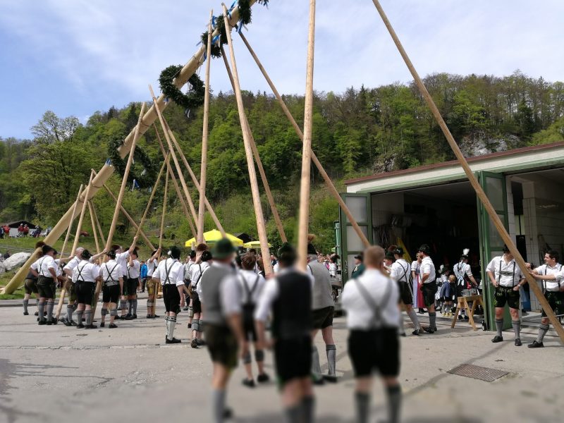 Maibaumaufstellen Bad Reichenhall