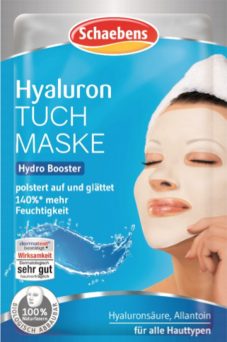 Hyaloron Tuch Maske Schaebens