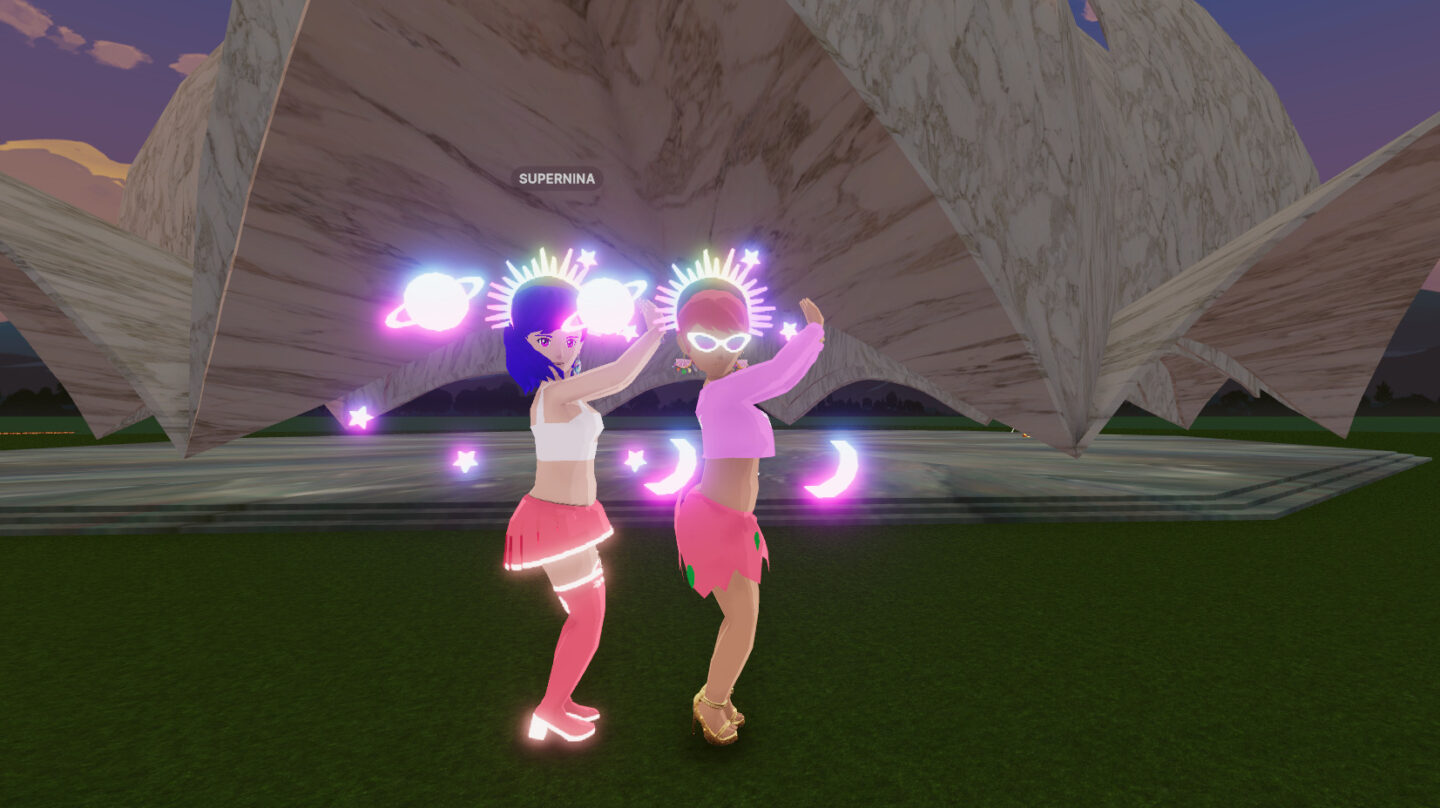 Doing Thalia Dance with Supernina