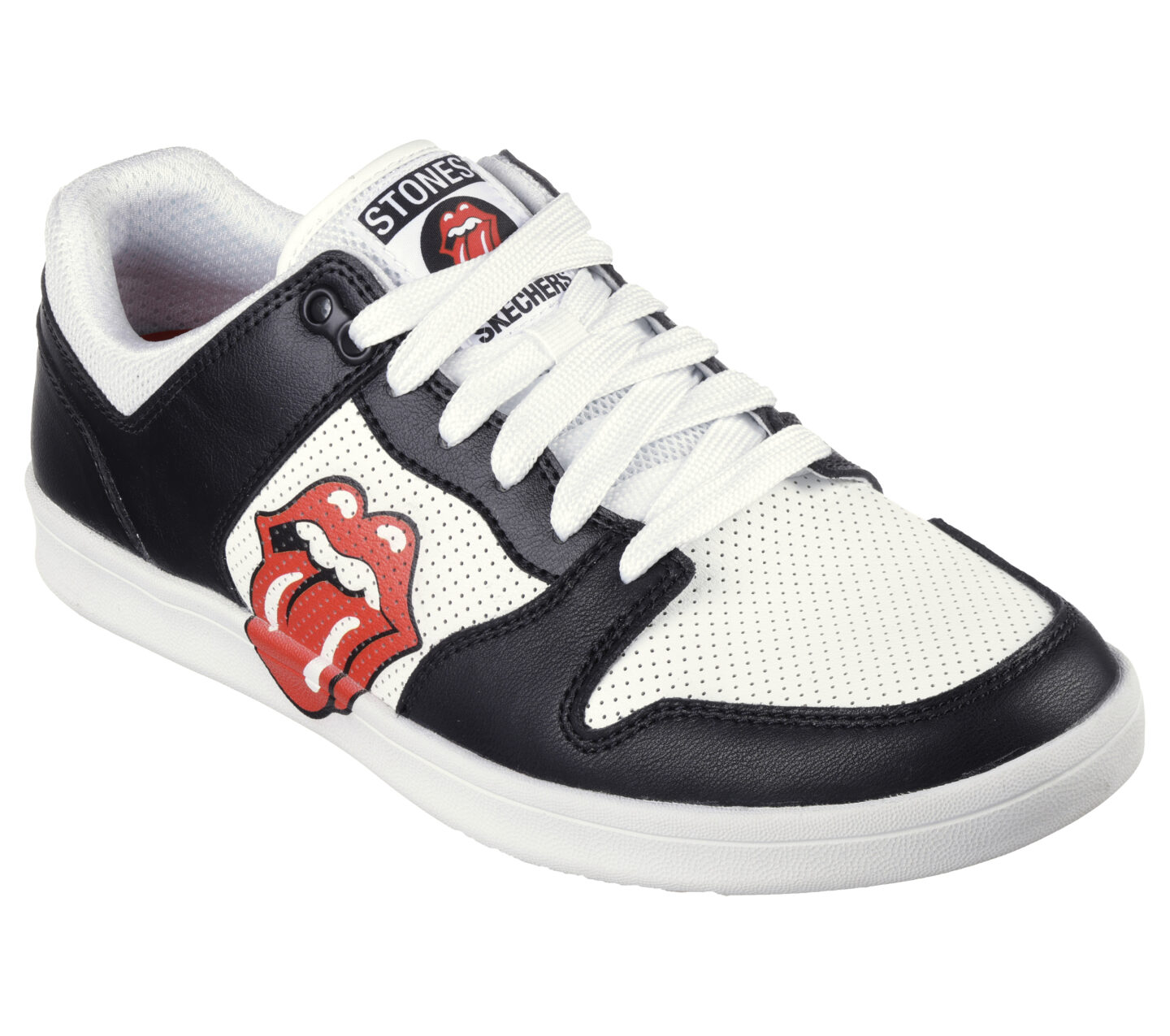 SKECHERS X THE ROLLING STONES: CLASSIC CUP – EURO LICK 210745 BKW