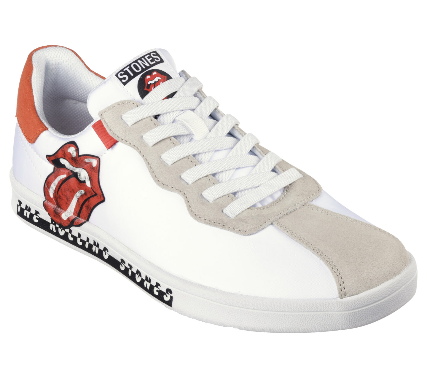 SKECHERS X THE ROLLING STONES: CLASSIC CUP – STONES INVASION 210746 WHT