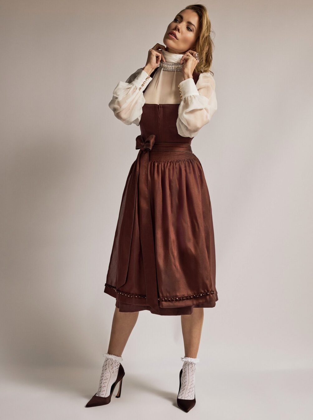 Krüger Dirndl x Victoria Swarovski – When Elegance Meets Emotion