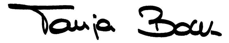 Tanja Bock Signature