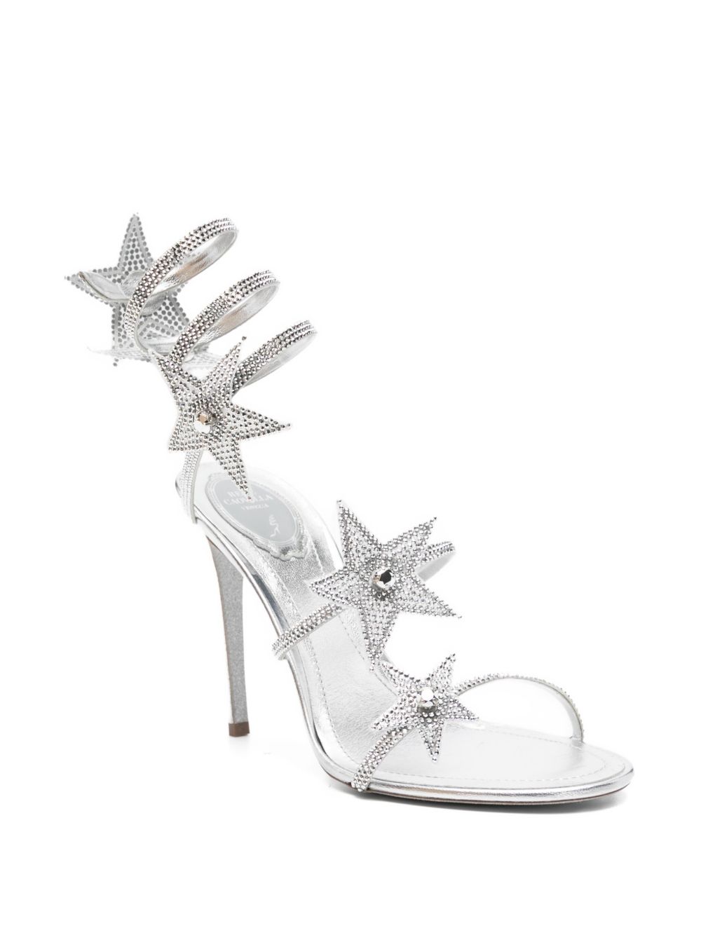René Caovilla Cleo crystal sandals