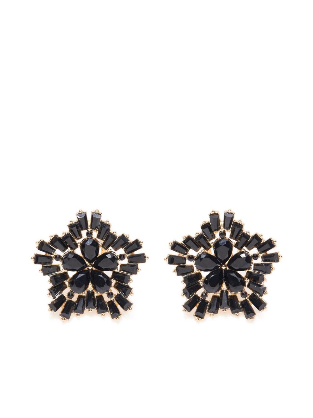 Carolina Herrera crystal snowflake earrings