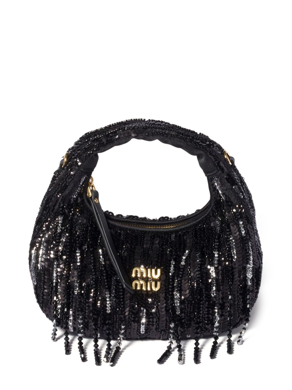 Miu Miu Mini Wander sequin-embellishment tote