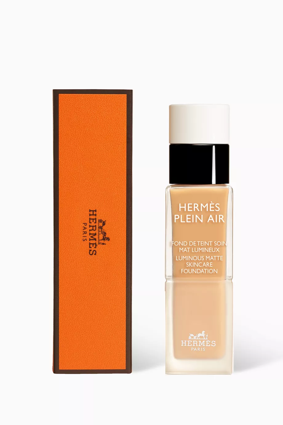 Hermès Plein Air Luminous Matte Skincare Foundation 2026 packaging UAE