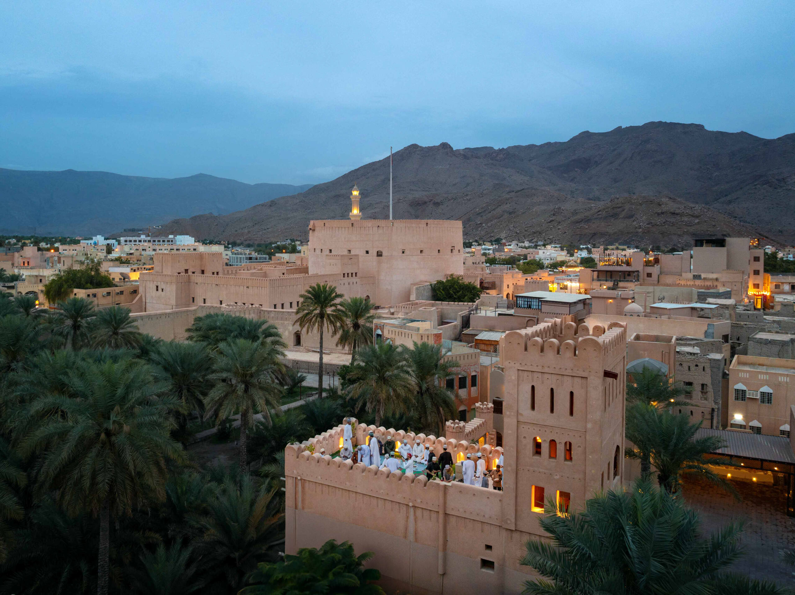 Ramadan sunset in Muscat Oman during holy month