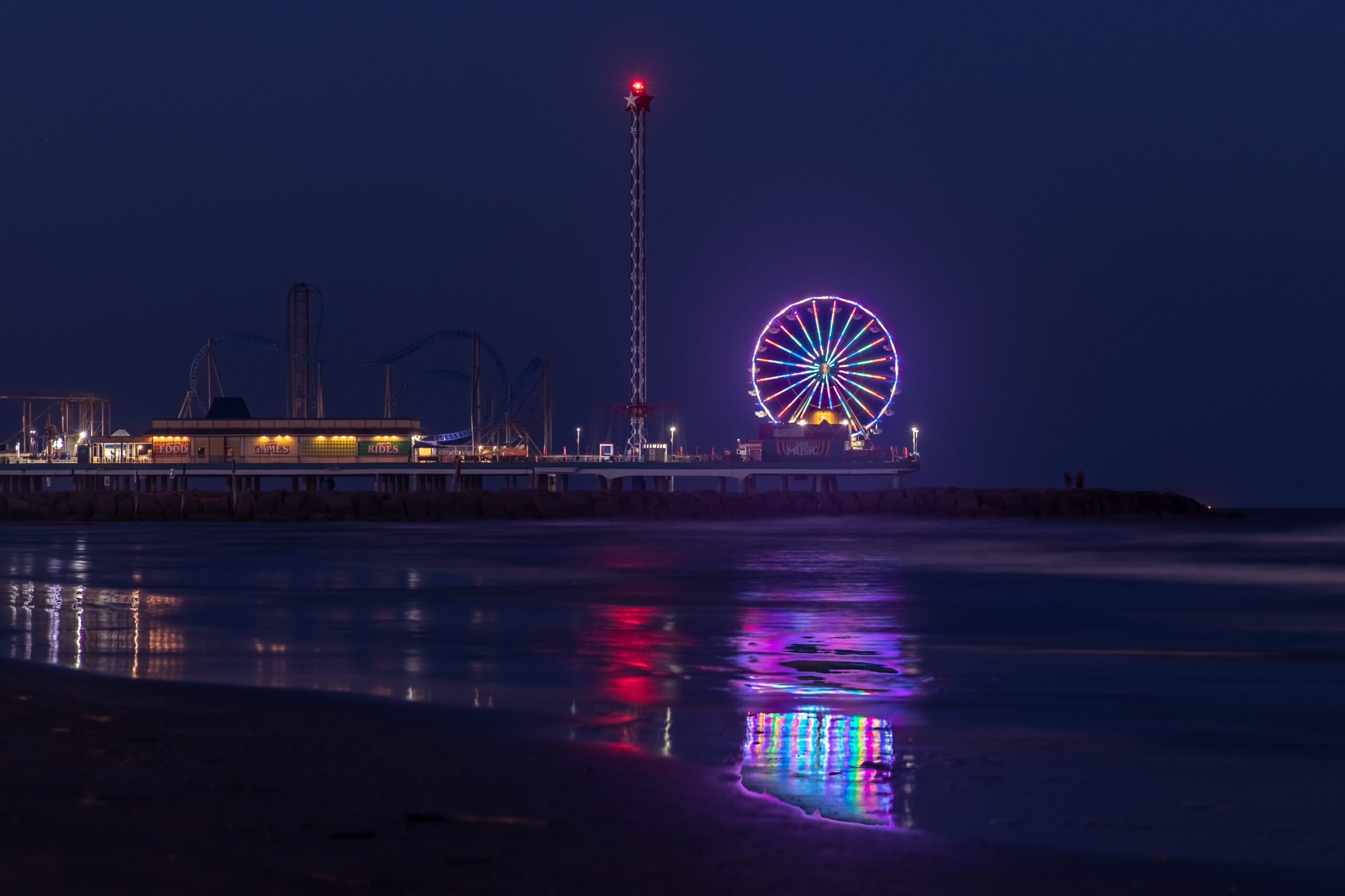 Galveston Pleasure Pier wheel