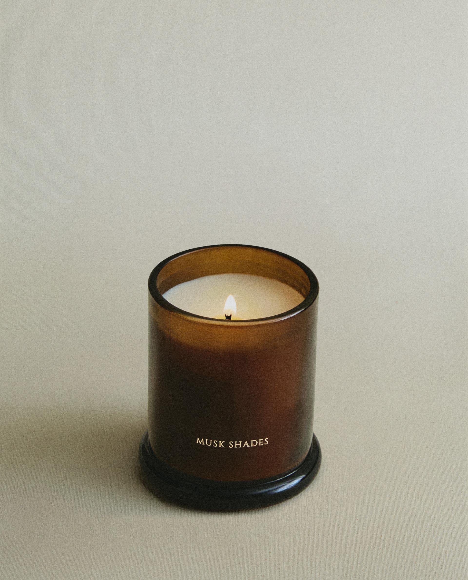 Zara Home musk shade scented candle under 100 AED Dubai