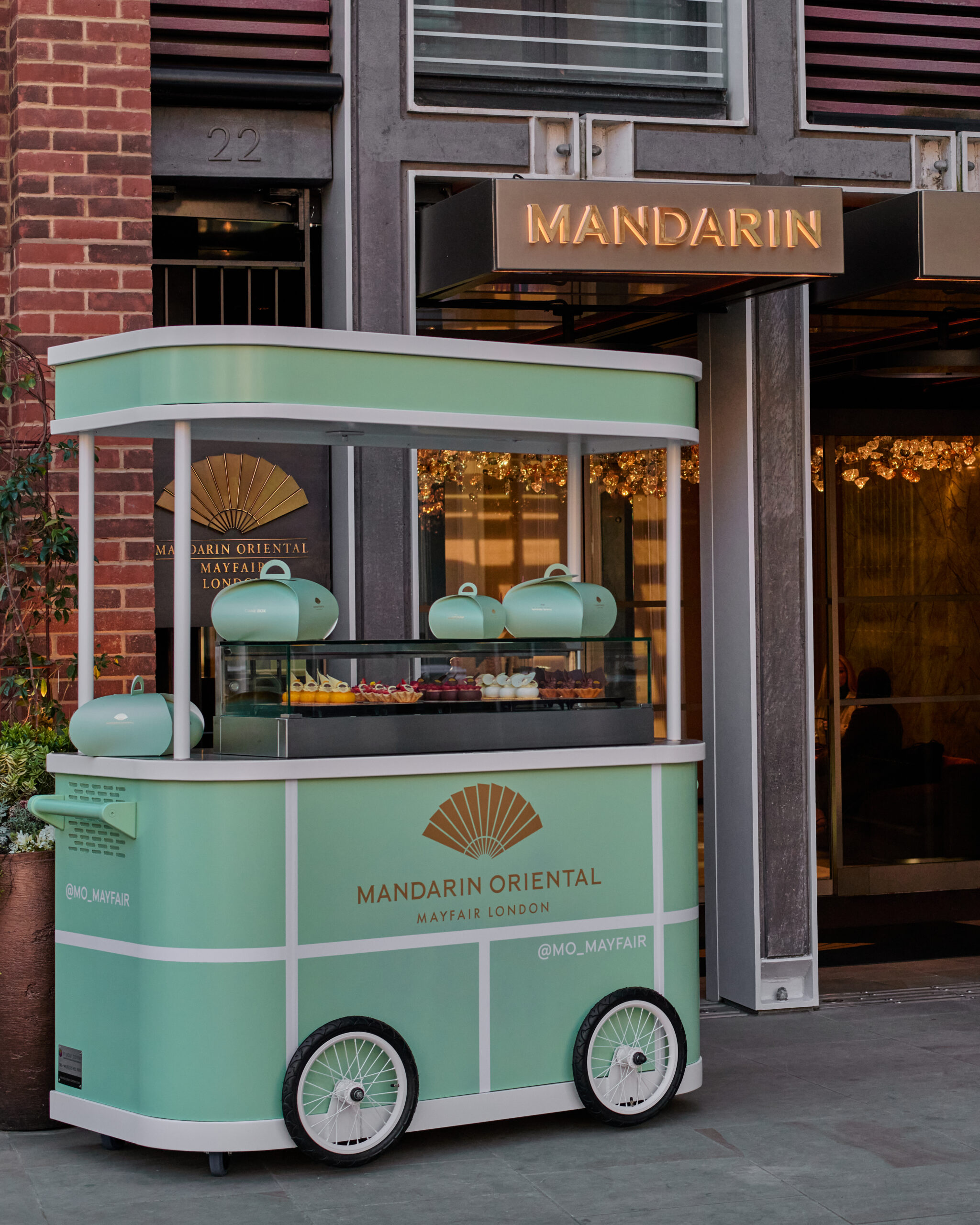 Mandarin Oriental Mayfair Cake Cart London