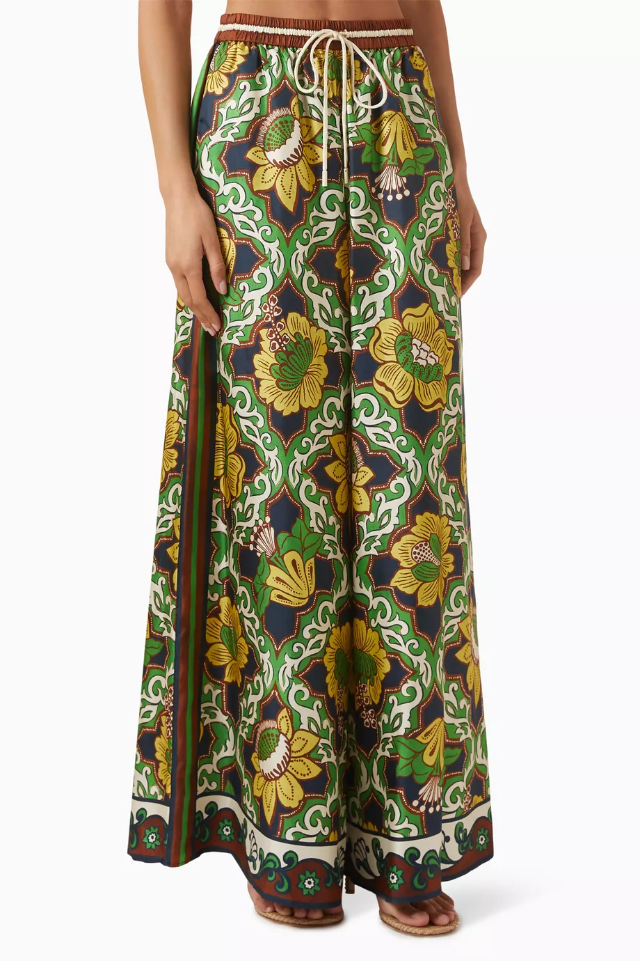 Alemais Liana palazzo pants in silk