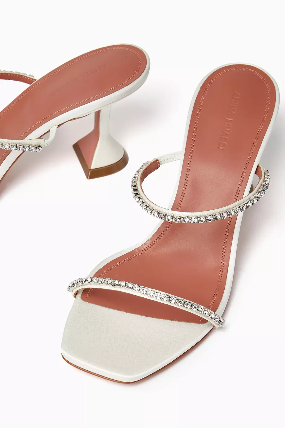 Amina Muaddi Gilda 70 embellished mules