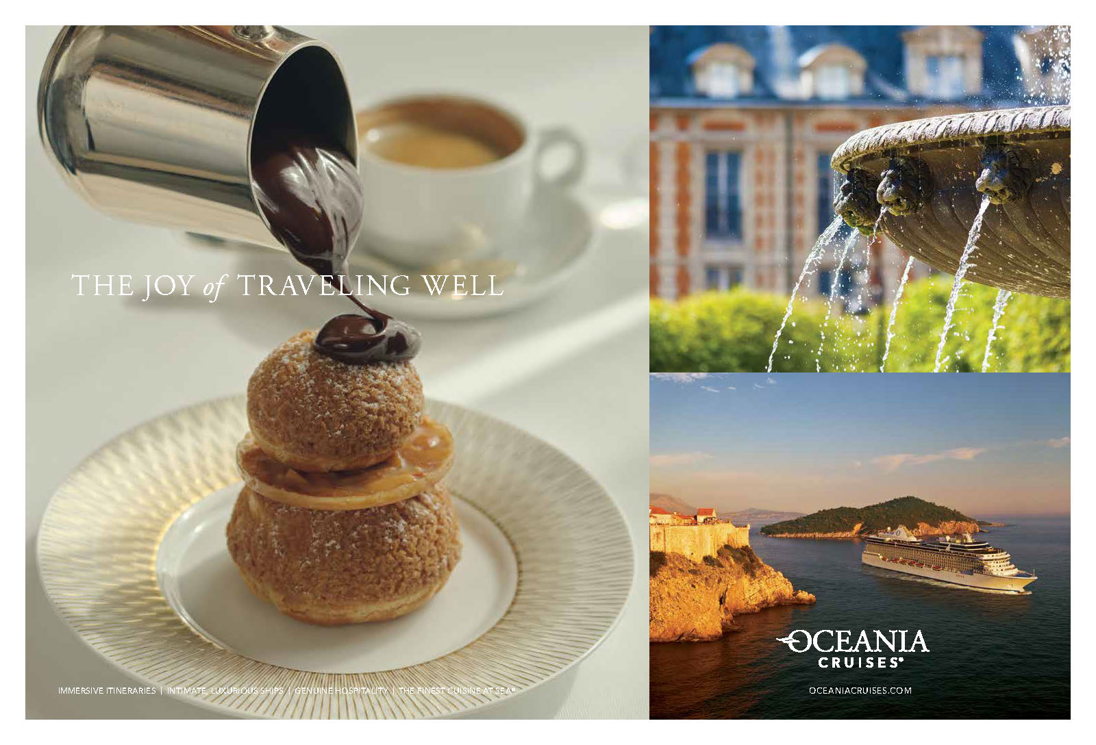 Luxury travel experiences aboard Oceania Cruises