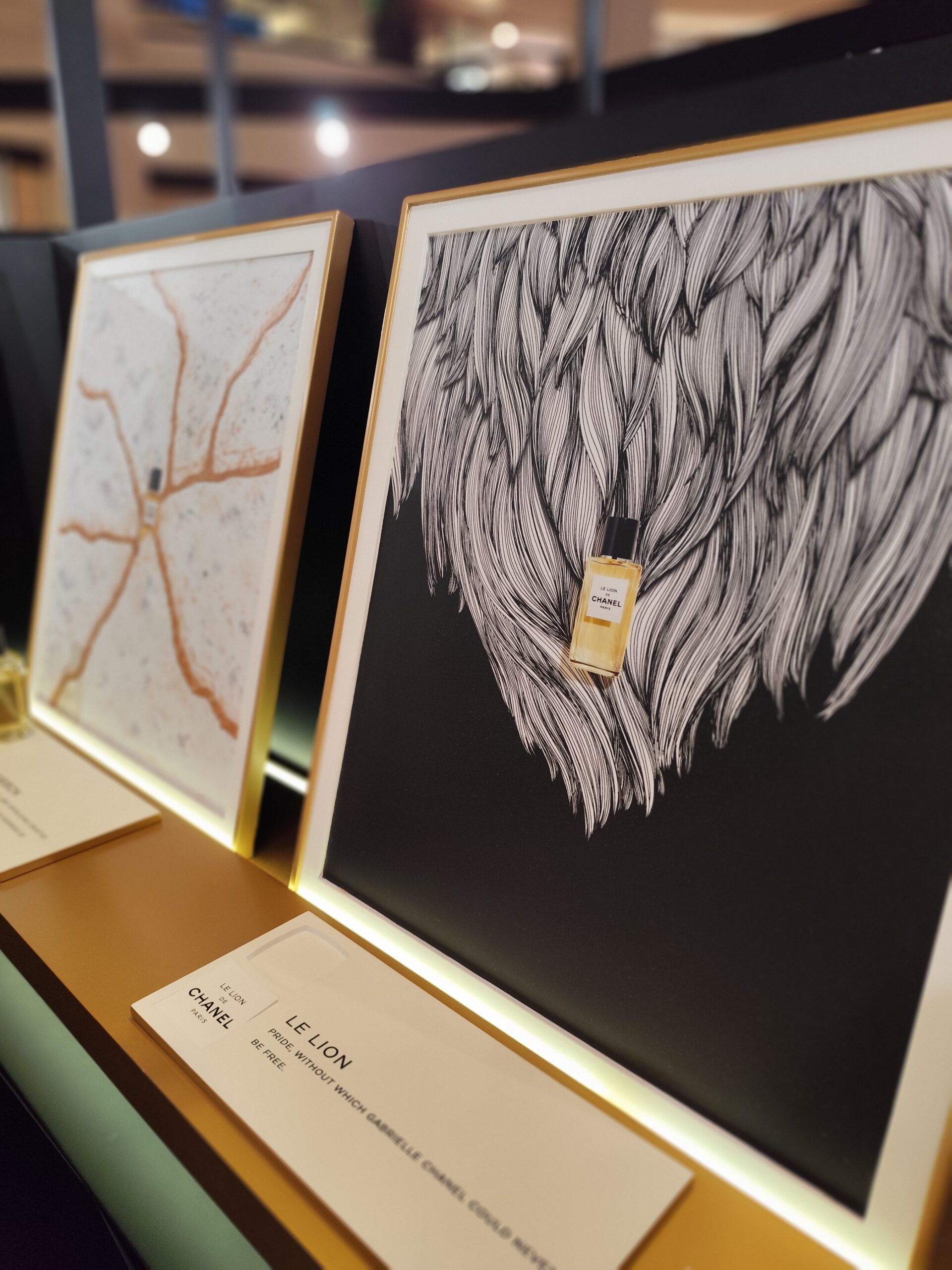 Les Exclusifs de Chanel fragrance display in Dubai