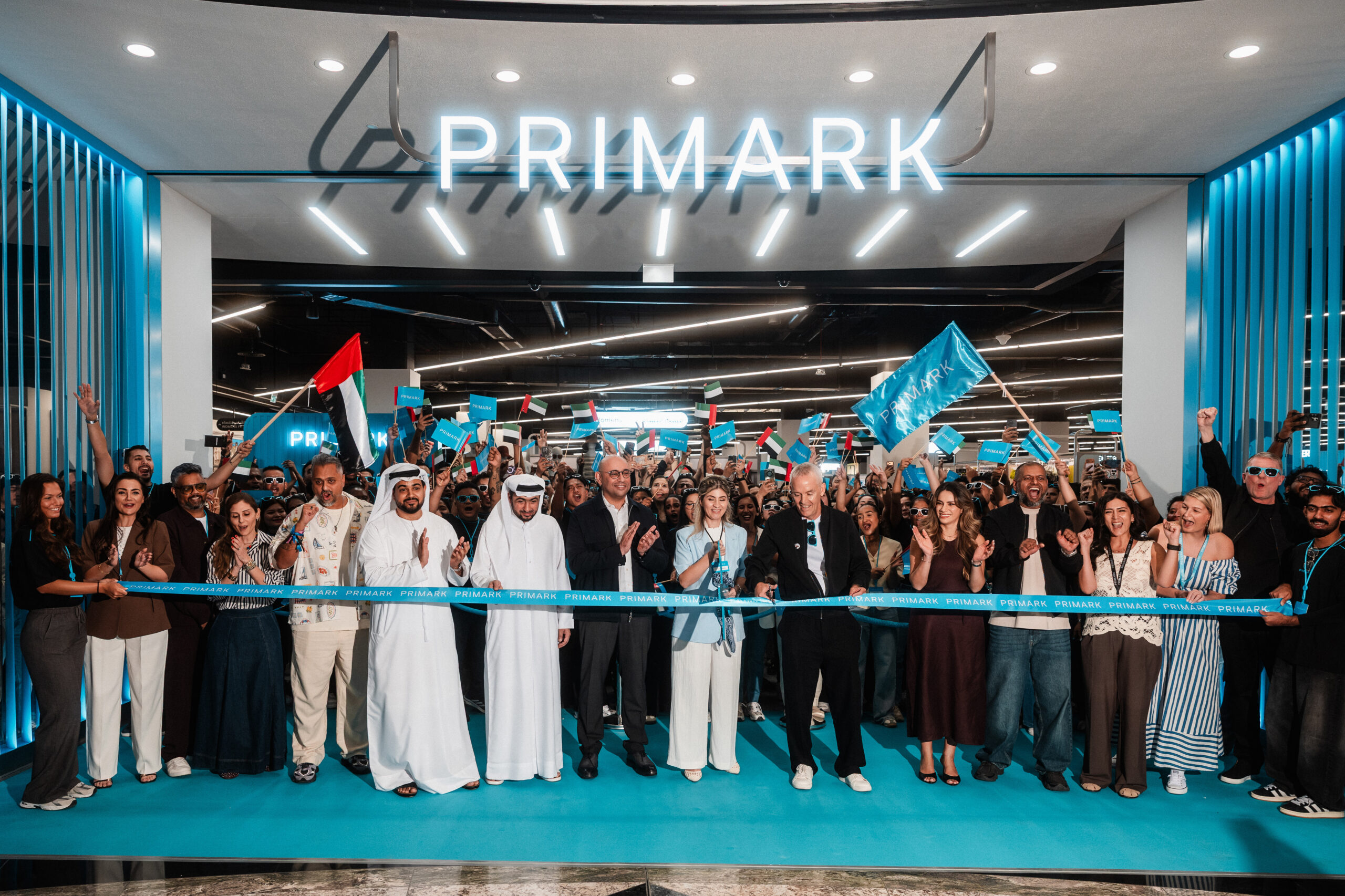 Primark Mall of the Emirates ribbon cutting opening in Dubai