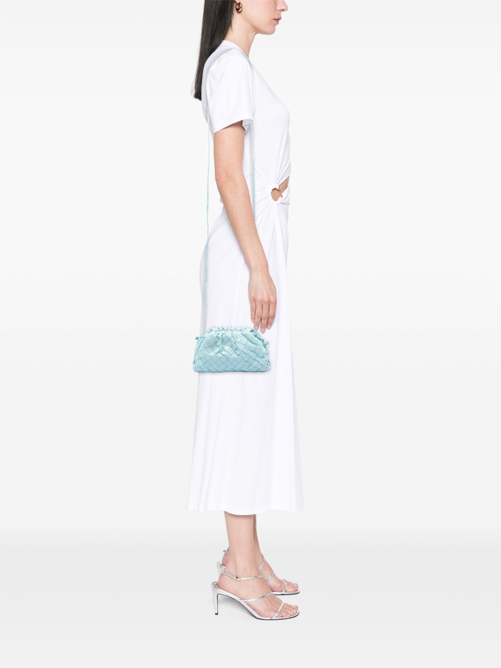 Bottega Veneta Pre-Owned Mini Pouch in powder blue