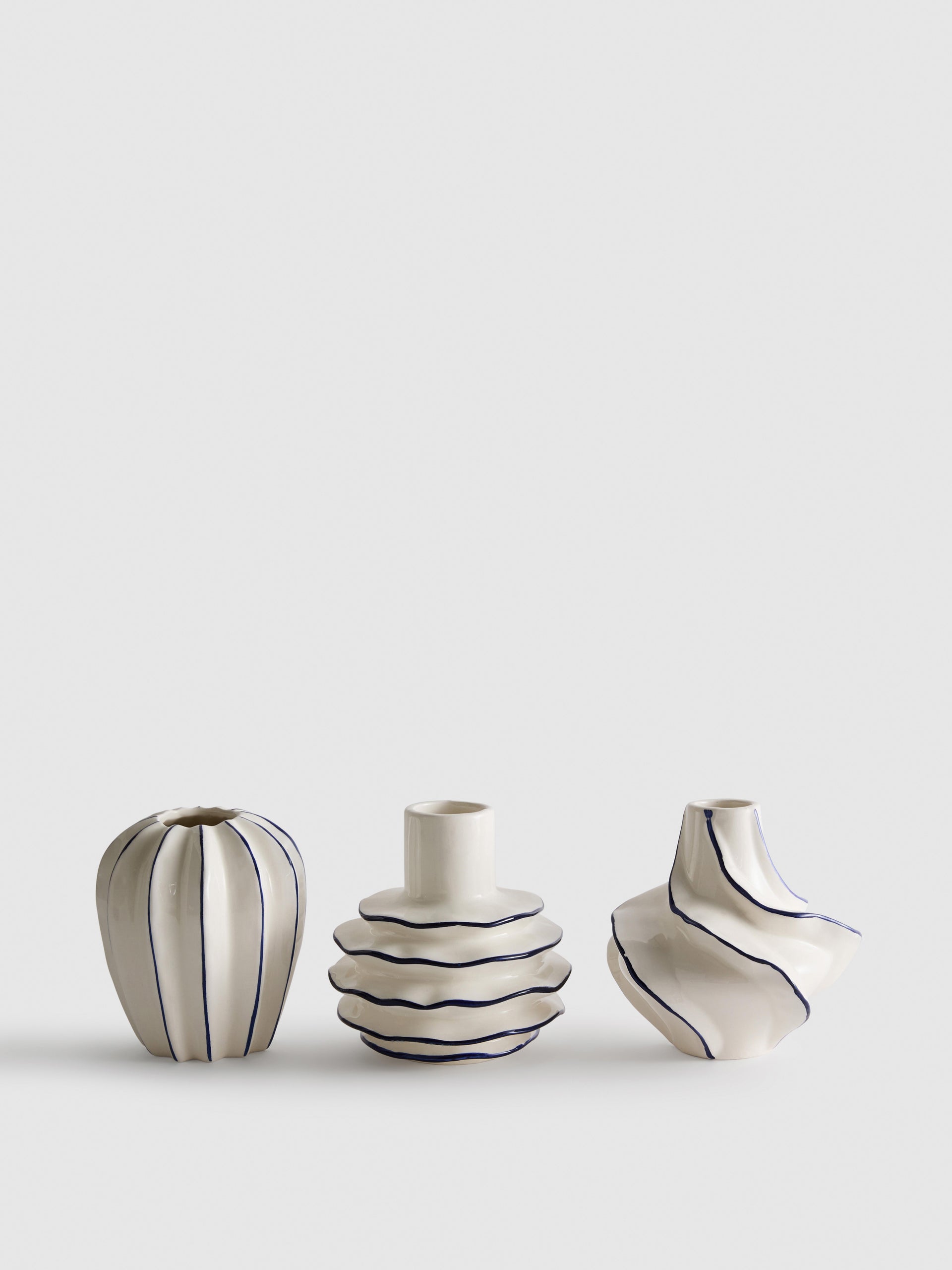 3pk Coastal Ceramic Ornament Set Primark Middle East AED 36