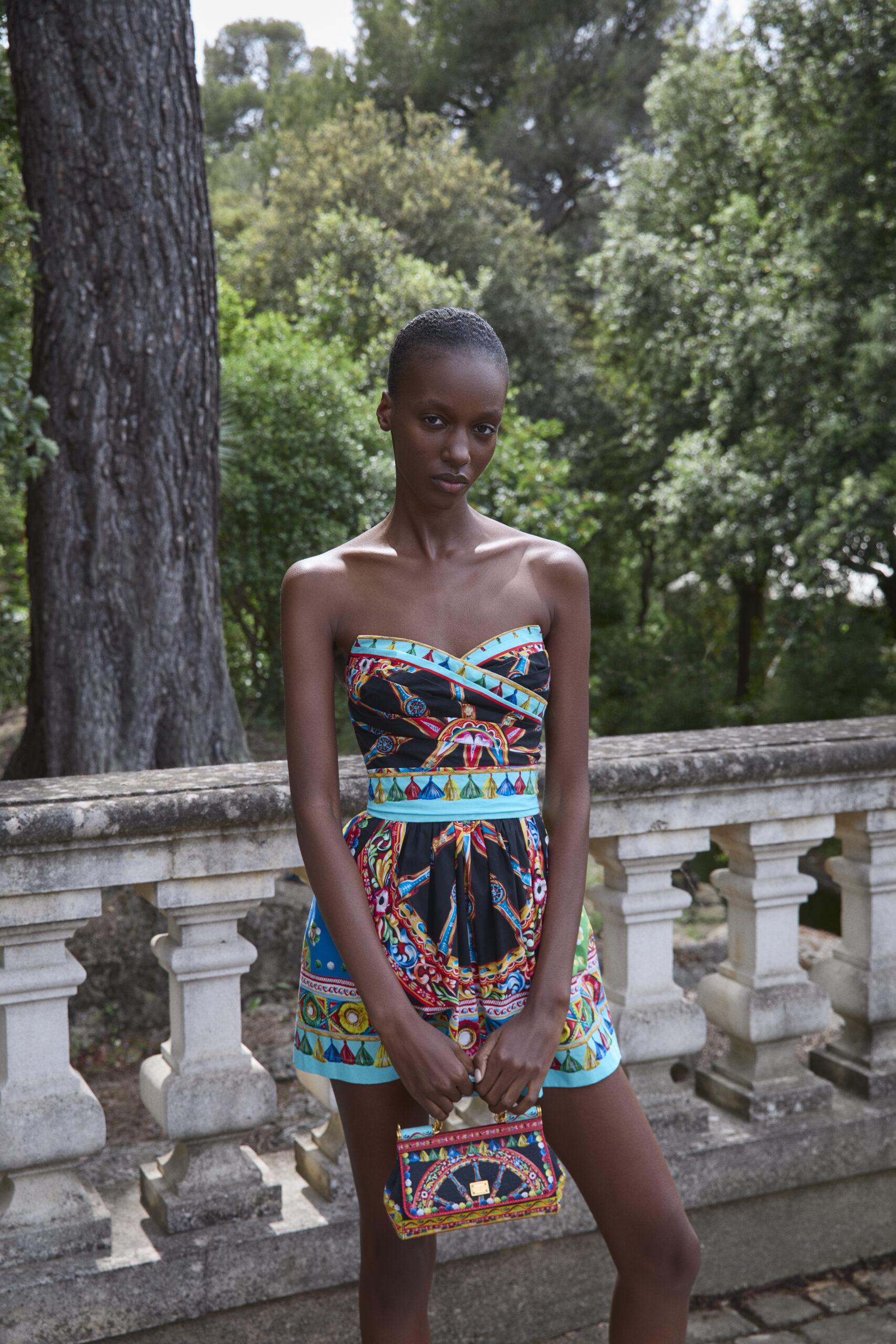 Dolce & Gabbana Carretto print details
