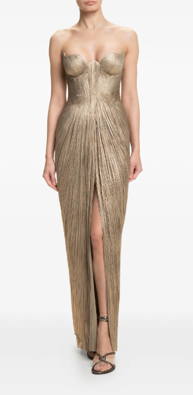 Maria Lucia Hohan pleated gown