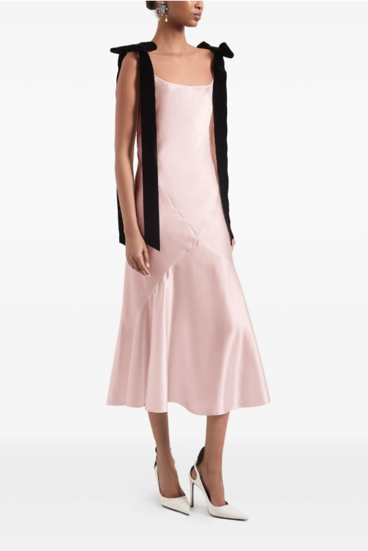 Nina Ricci satin midi dress