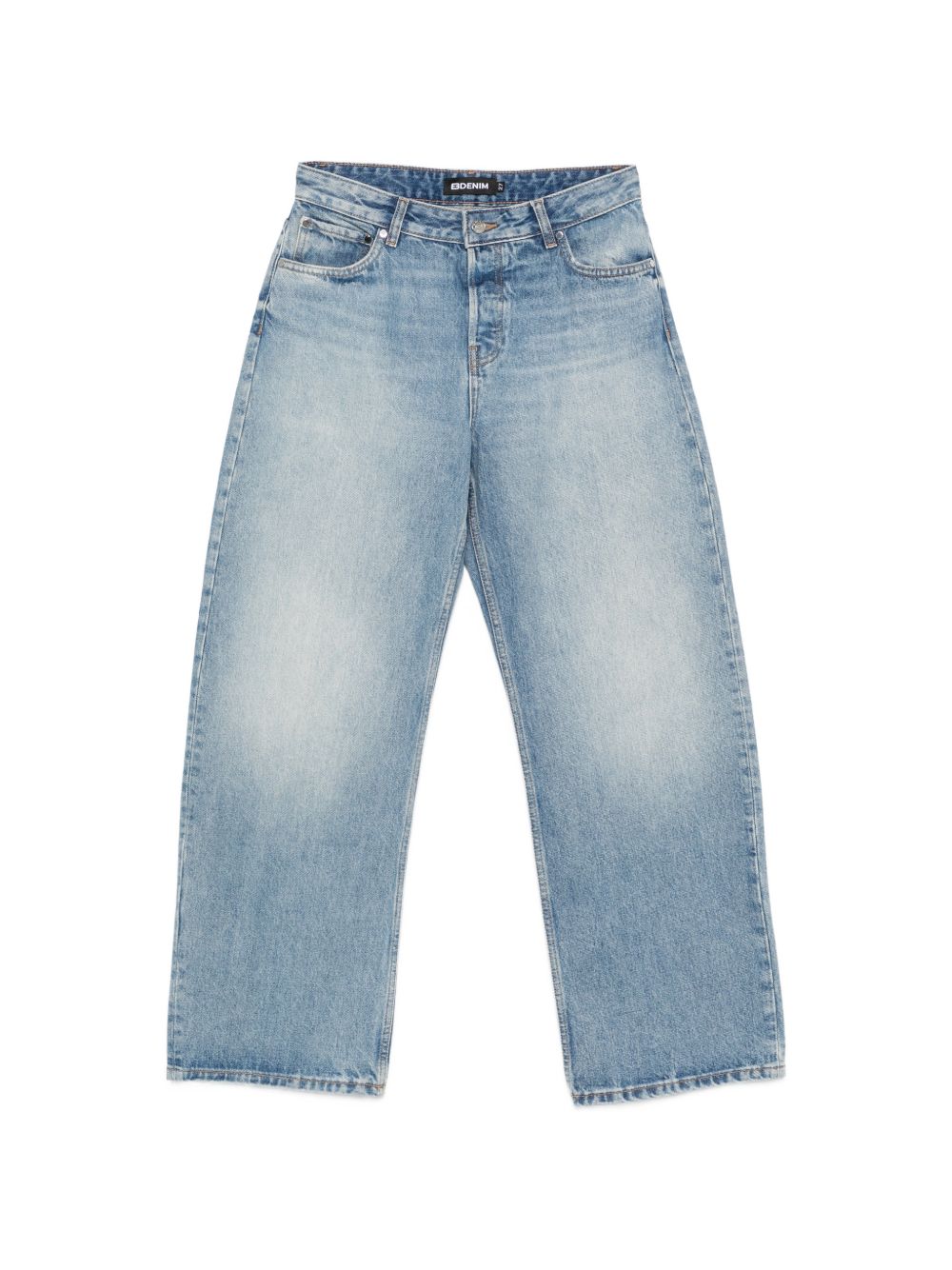 EB Denim wide-leg jeans in light blue denim