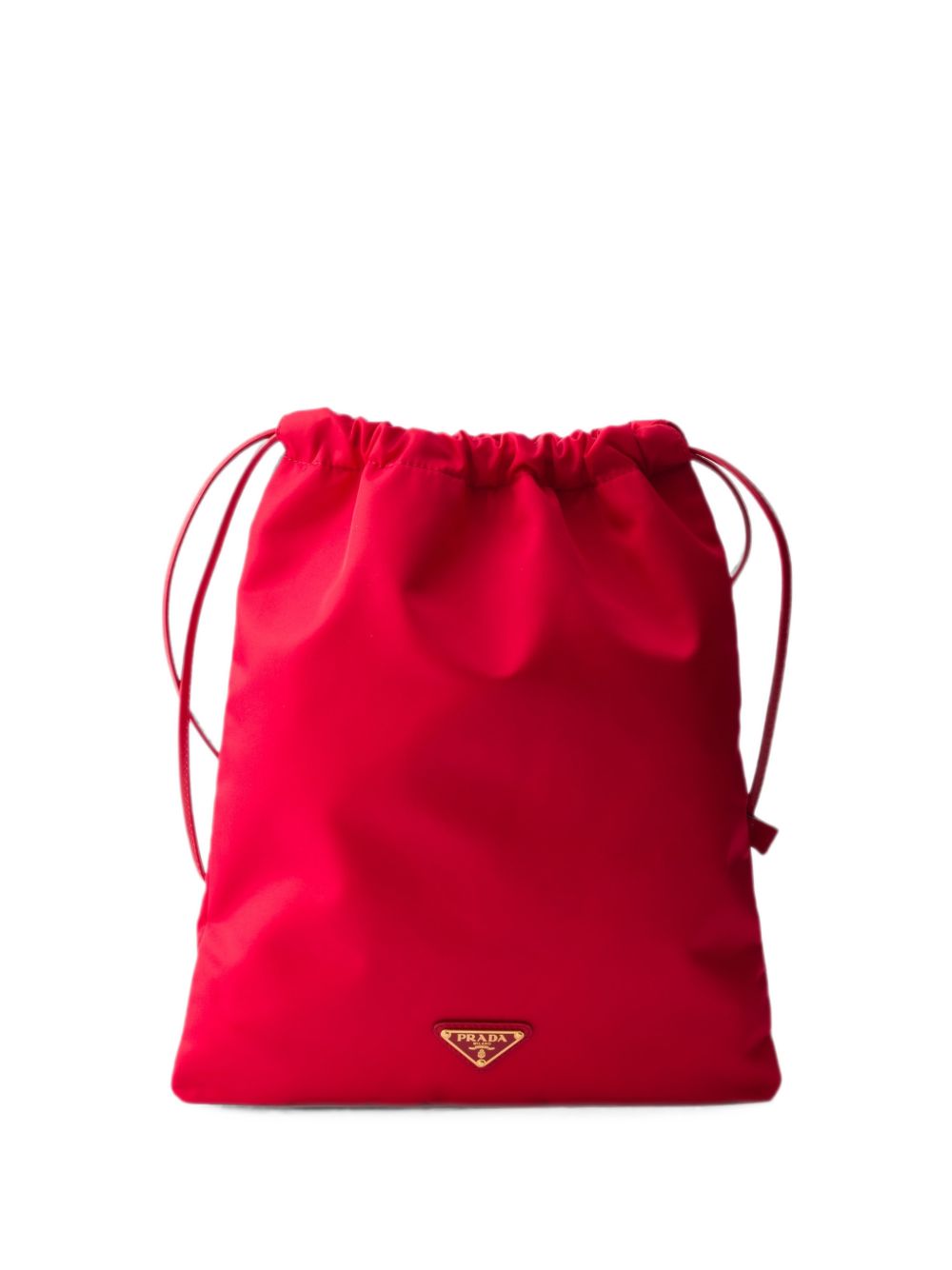 Prada Wish Re-Nylon Clutch in red