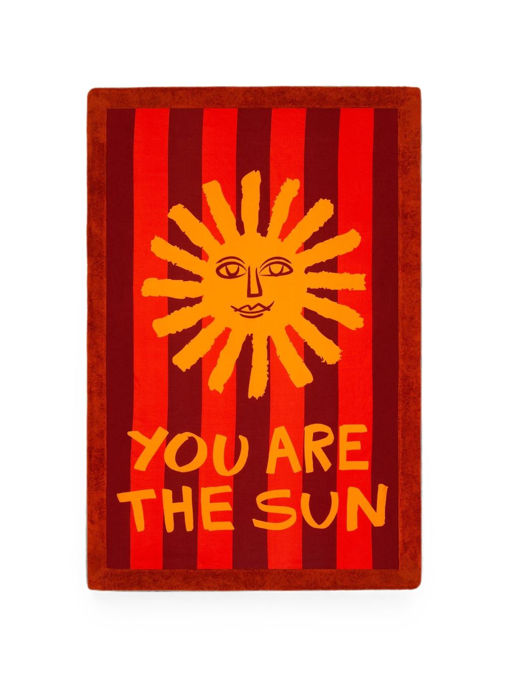 SUN of a BEACH striped You Are The Sun beach towel