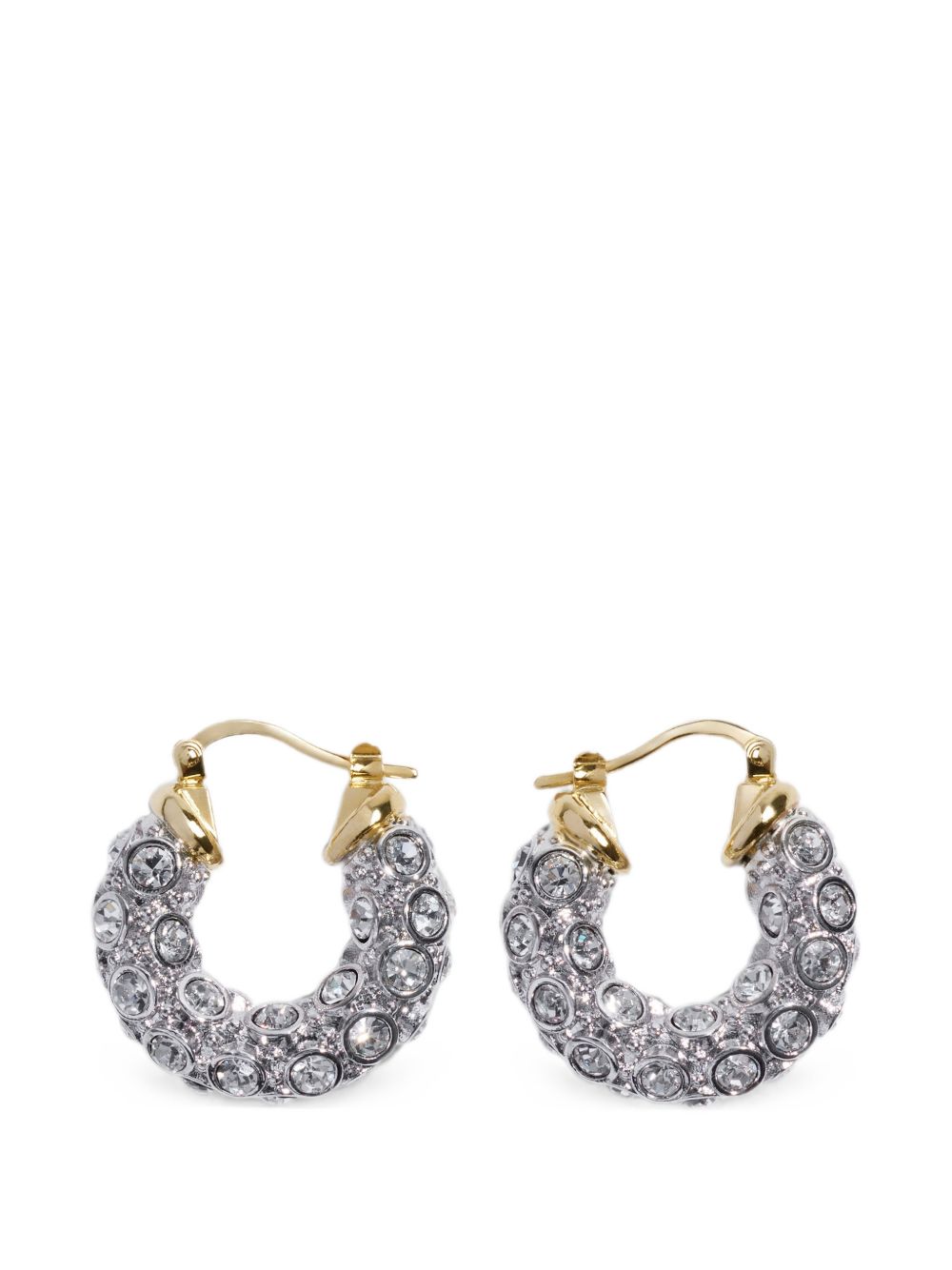 Simone Rocha crystal hoop earrings
