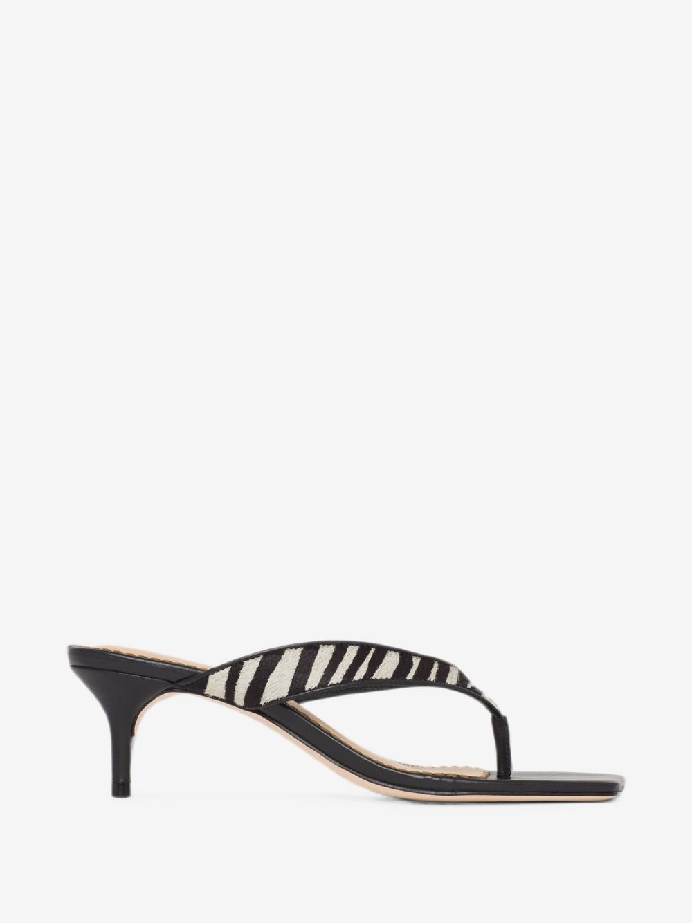 Cinq à Sept Frankie zebra print sandals designer shoes