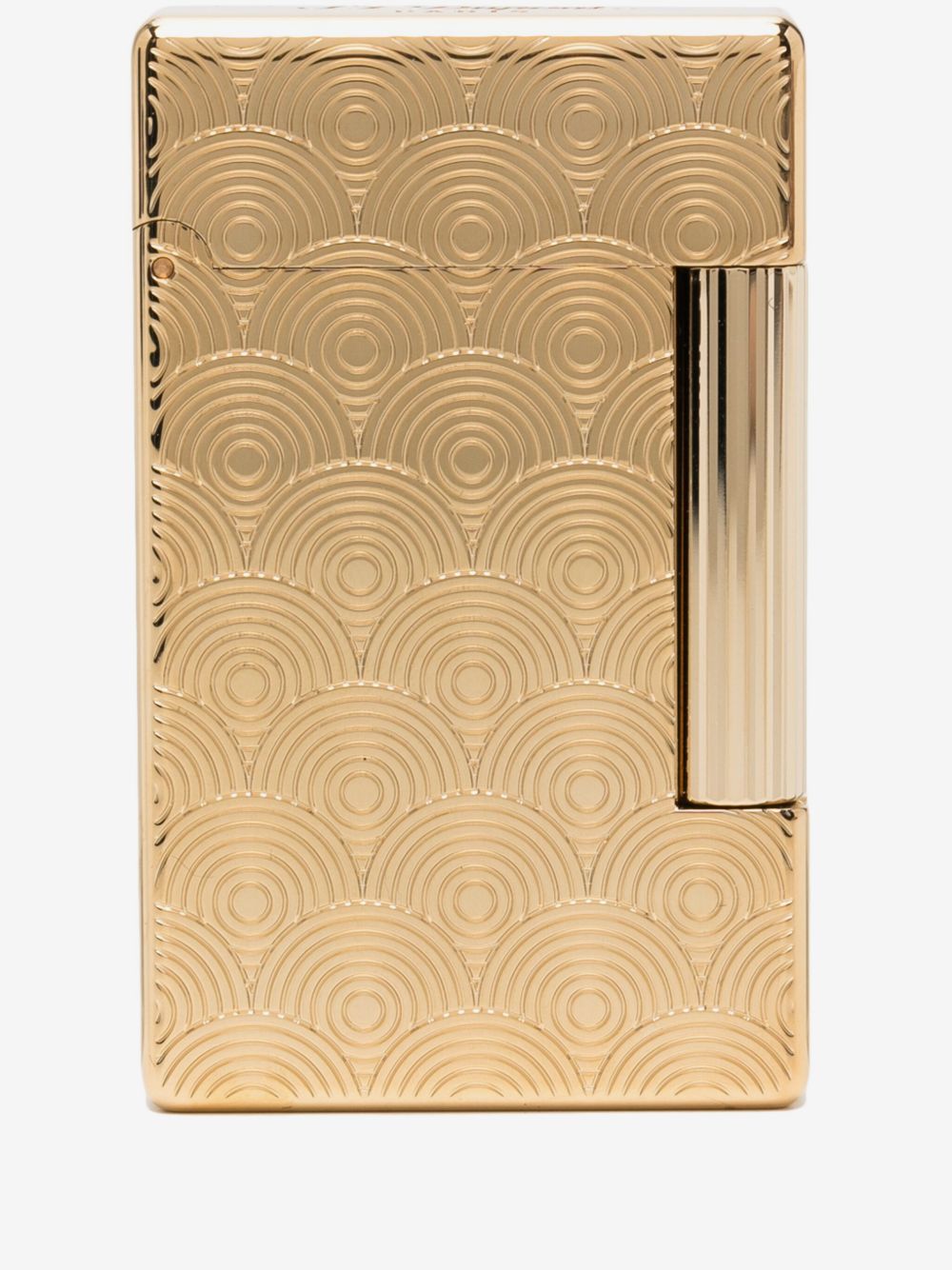 S.T. Dupont Initial Cinatic gold patterned lighter
