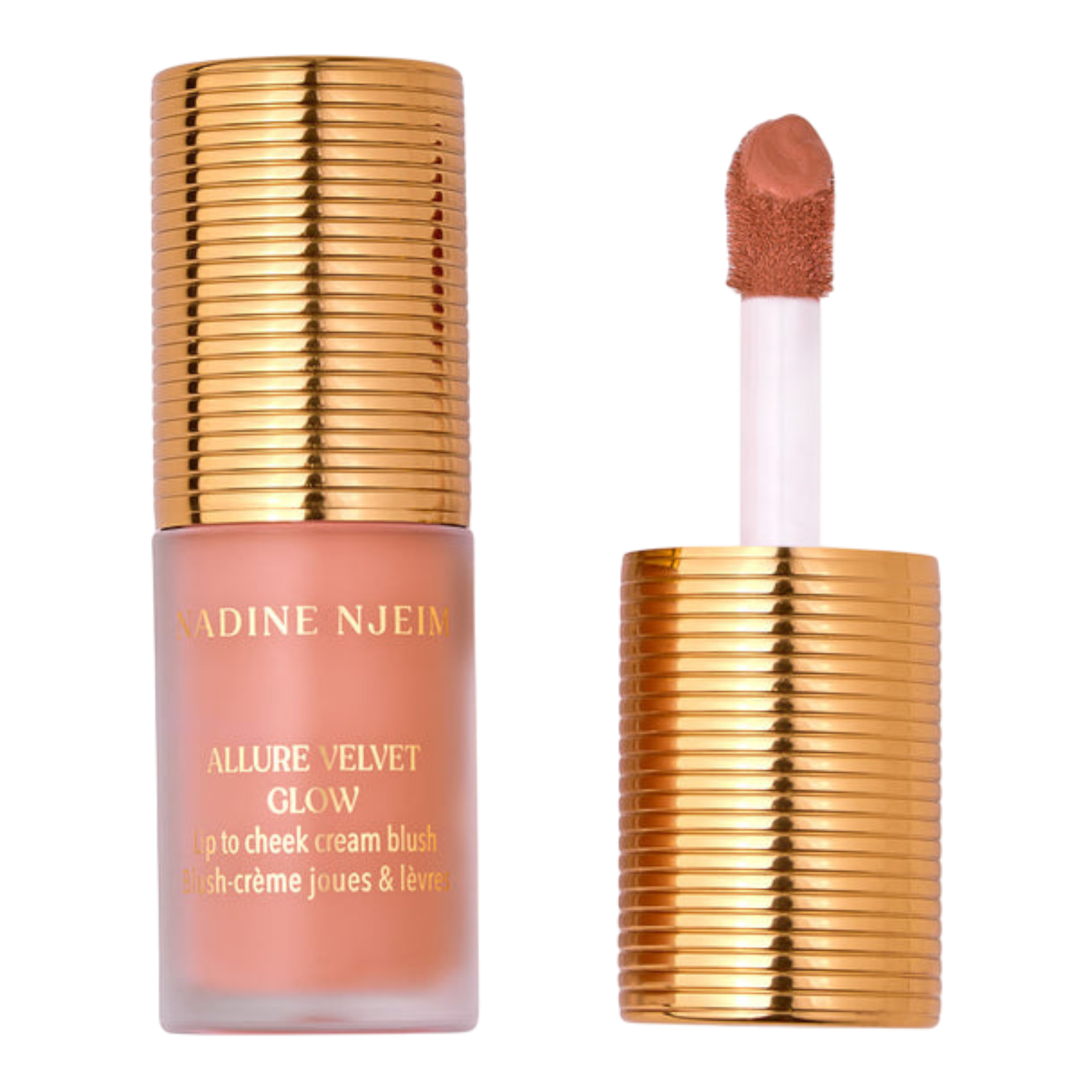 Nadine Njeim Allure Velvet Glow Lip to Cheek Cream Blush at Ulta Beauty UAE