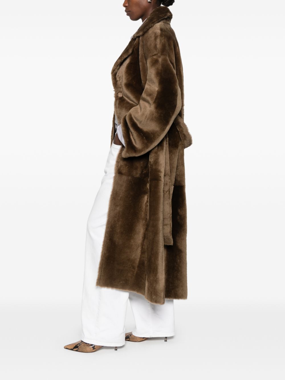 Arma reversible Rien shearling coat alternate view