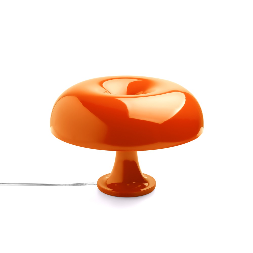 Artemide Nessino orange table lamp
