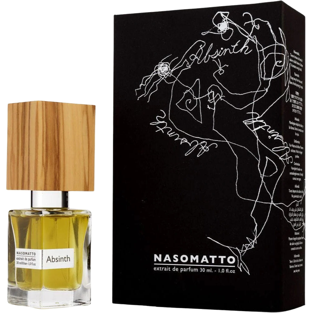 Nasomatto Absinth extrait de parfum bottle and packaging