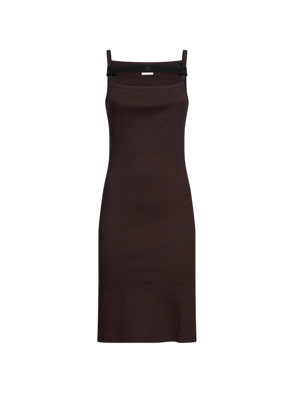 Courrèges 90s rib strap dress in deep red selected for 29 October TBM Fashion Edit