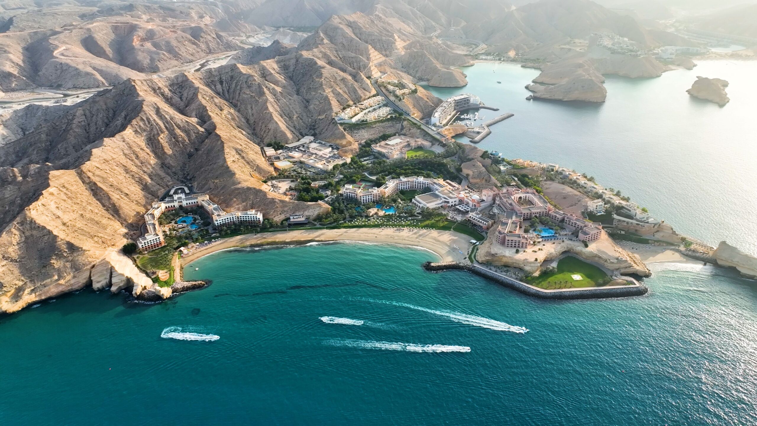 Barr Al Jissah coastline in Muscat Oman
