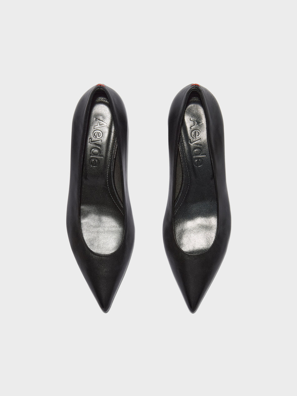 AEYDE Cari Point-Toe Pumps — product and styling photograph 5
