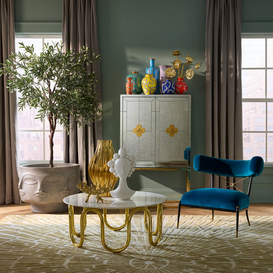 JONATHAN ADLER Eden Round Vase — product and styling photograph 4