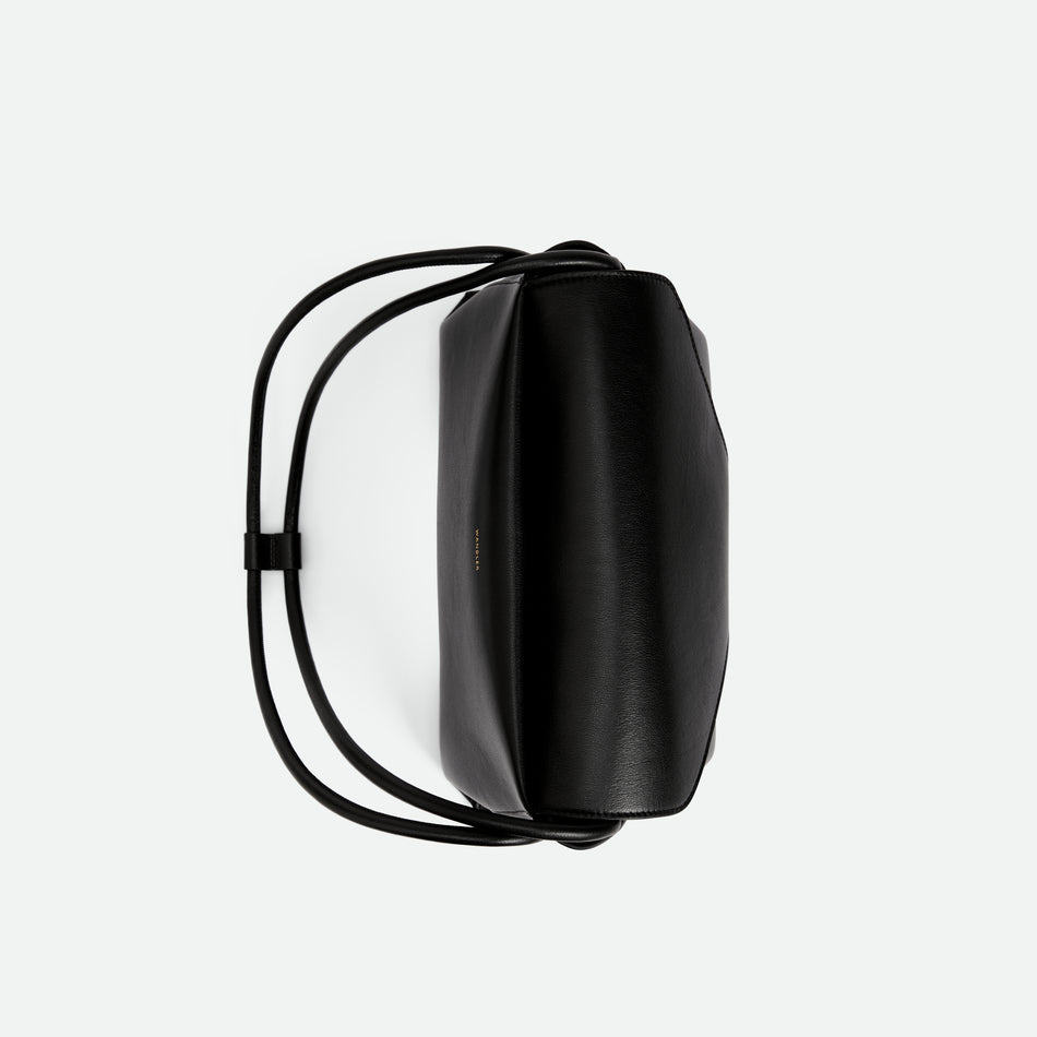 WANDLER Veneto Black Leather Bag — product and styling photograph 6