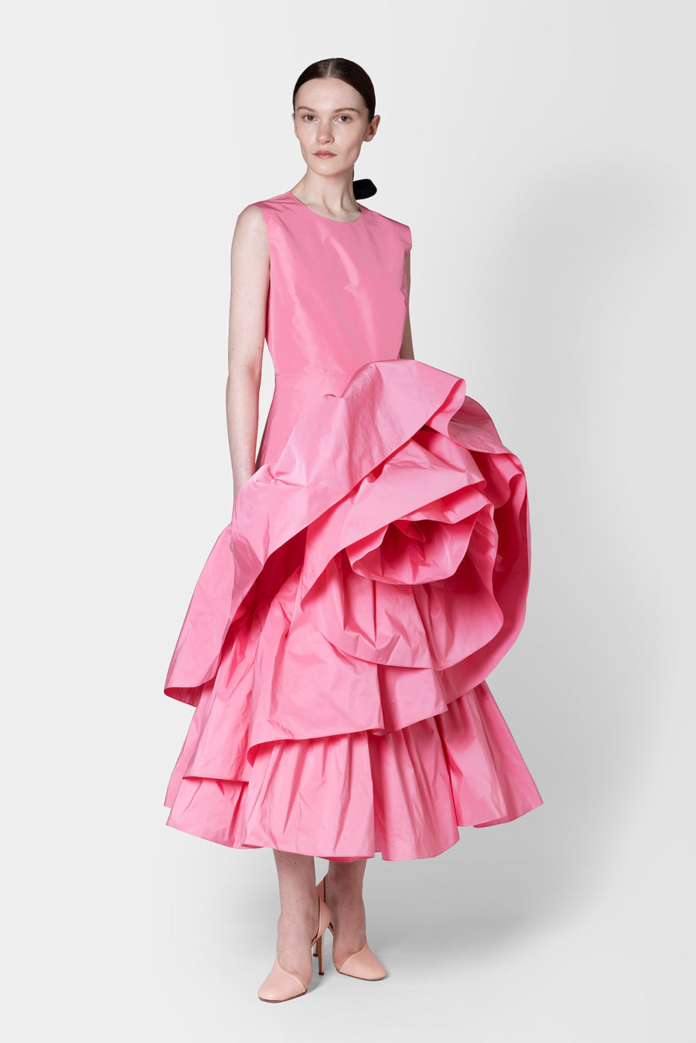 ROKSANDA Radica Rosette-Detail Dress — hero view