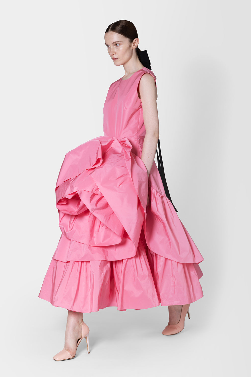ROKSANDA Radica Rosette-Detail Dress — product and styling photograph 4