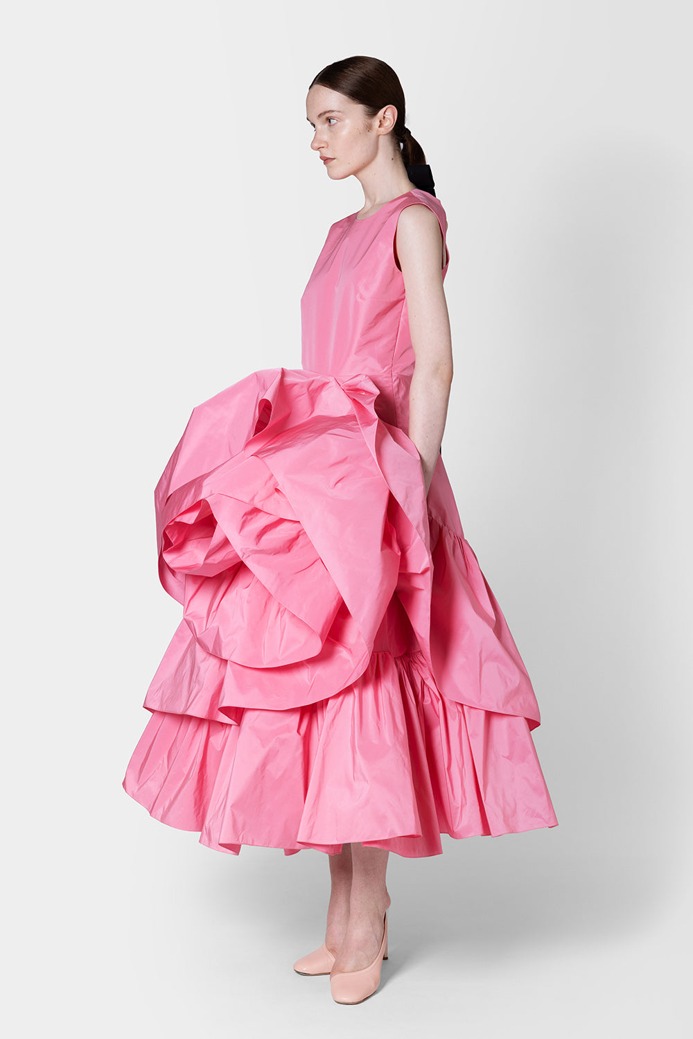 ROKSANDA Radica Rosette-Detail Dress — product and styling photograph 6