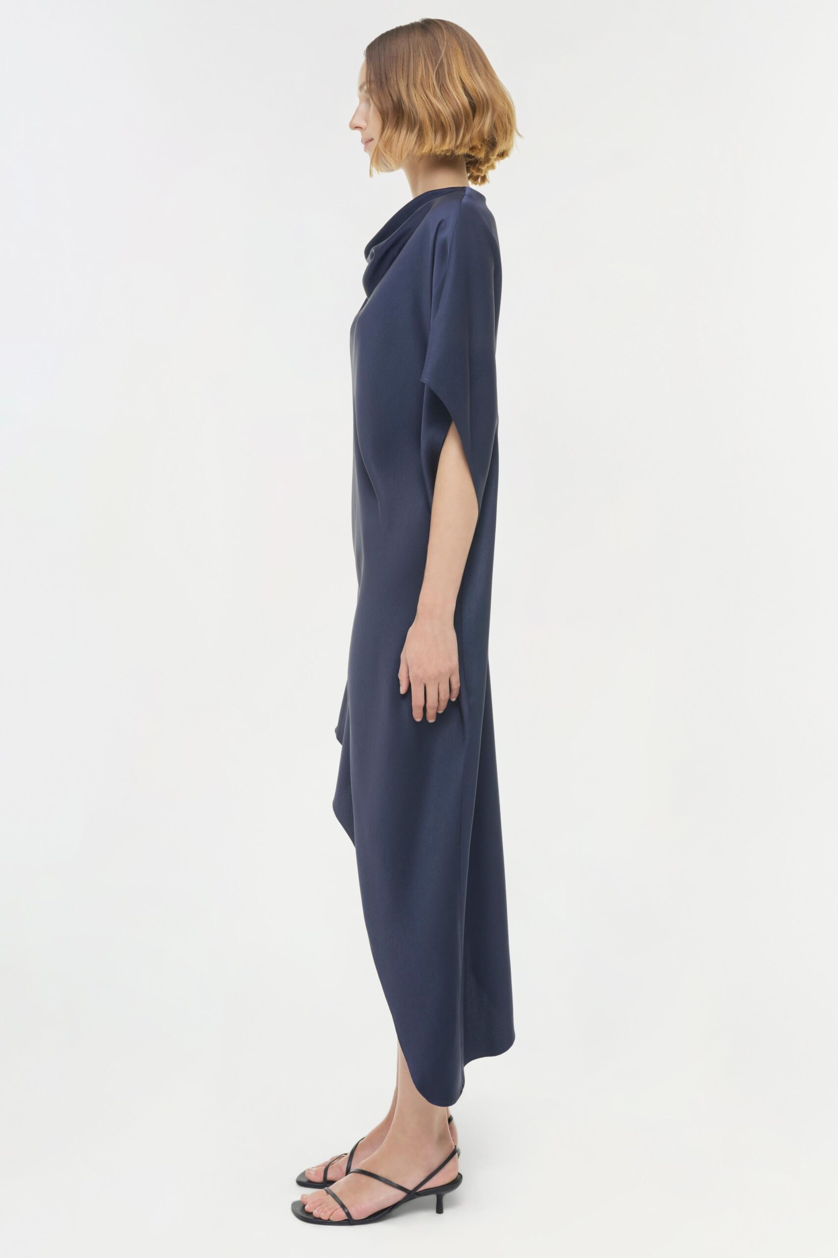SIMKHAI Sadia Asymmetric Mini Dress — product and styling photograph 4