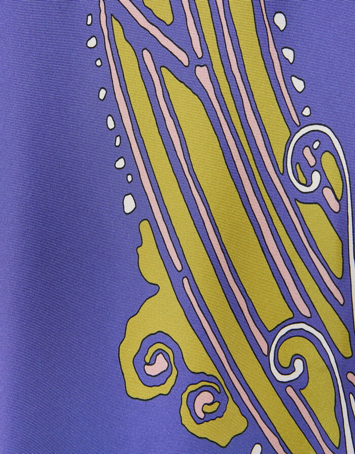 LA DOUBLEJ Sleek Skirt in Atlantis Print — product and styling photograph 5